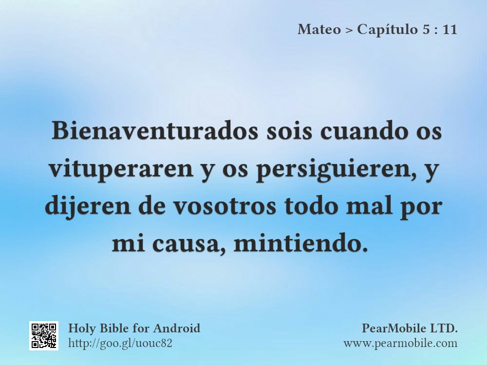 Mateo, Capítulo 5:11